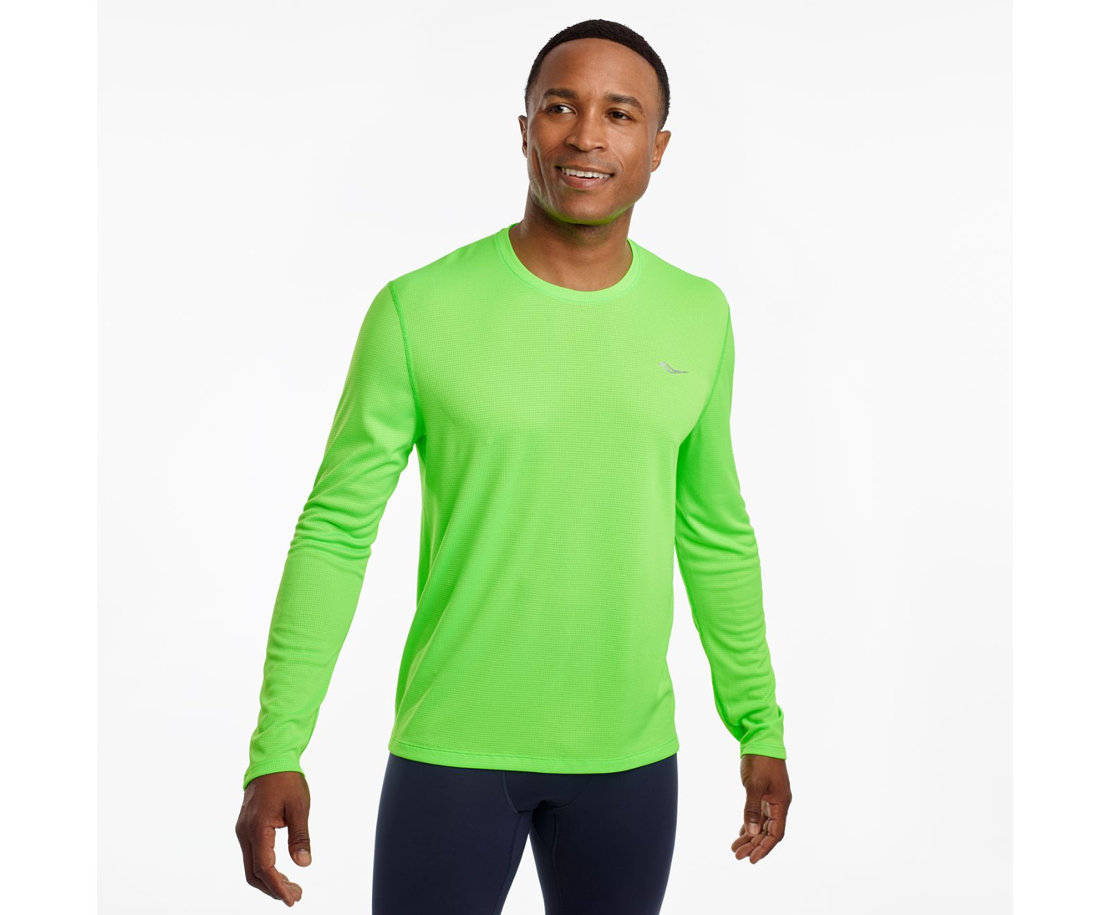 Férfi Saucony Stopwatch Long Sleeve Ingek Világos Zöld | HU 960GSO